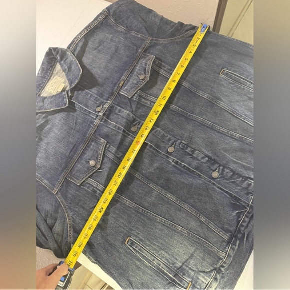 New Polo Ralph Lauren Blue Core Replen Long Sleeve Collared Trucker Jacket 3XLT - Picture 6 of 9